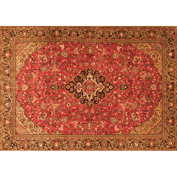 Charlton Home® Borer Red/Orange Rug Wayfair